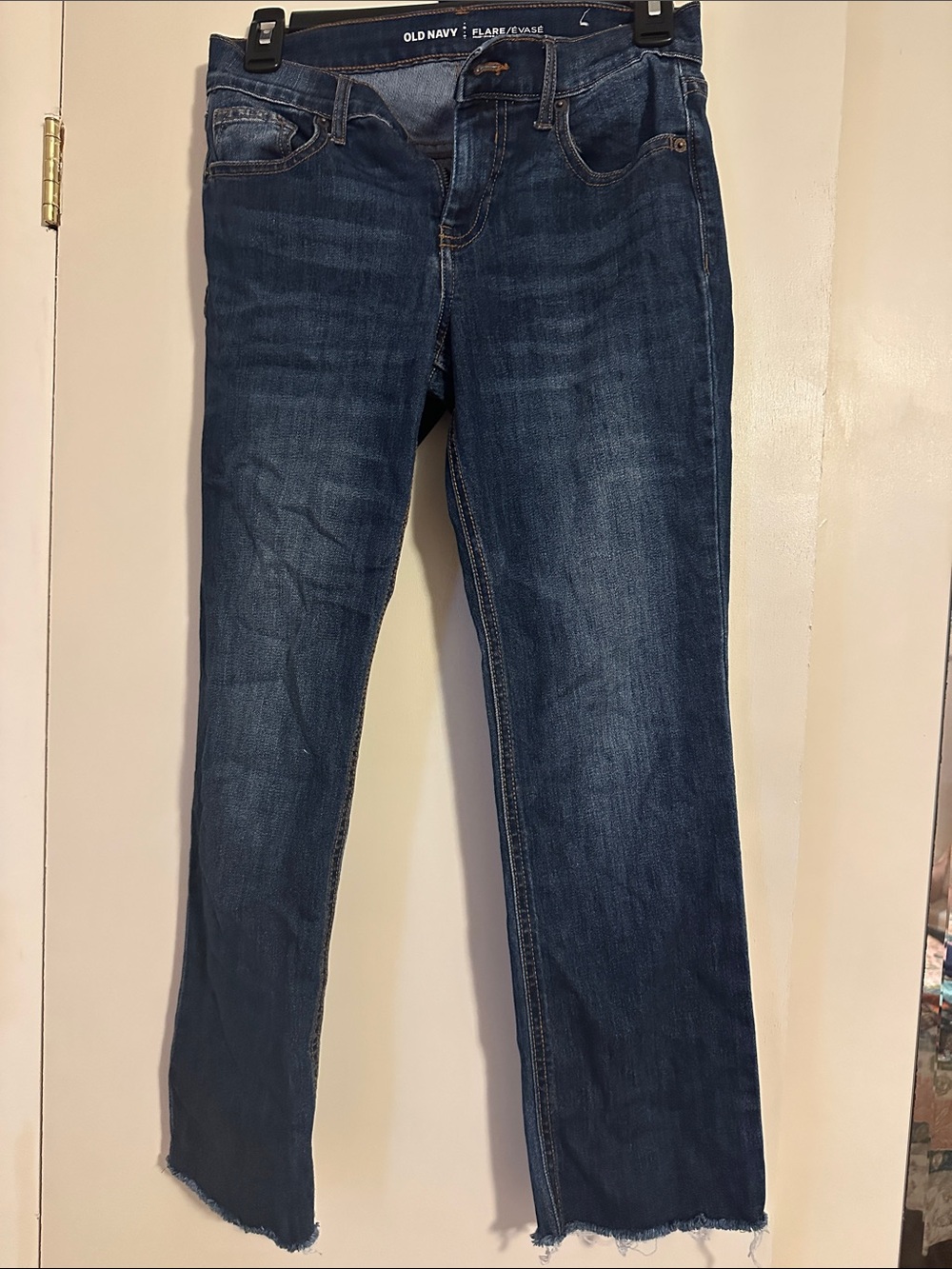 Old Navy Blue Wide Leg Flare Jeans